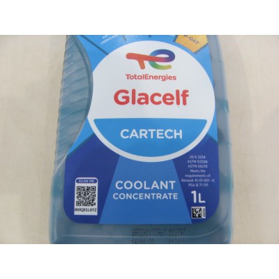 Антифриз концентрат TOTAL GLACELF PLUS CARTECH (сине-зеленый) 1л