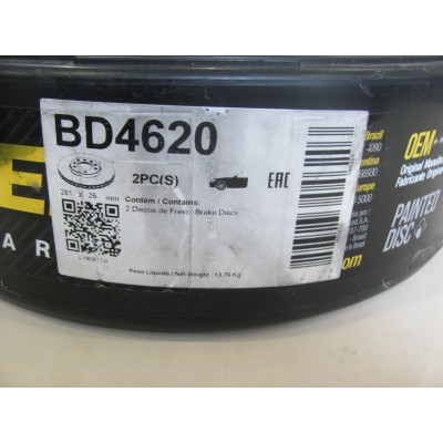 Тормозной диск передний Expert / Scudo / Jumpy (02-04) (281х26) FREMAX BD-4620