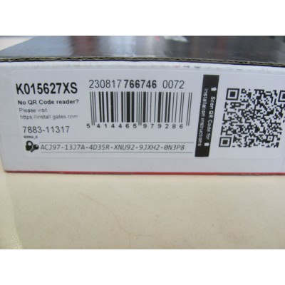 Комплект ГРМ Fiat Doblo 1.2/1.4i (01-15) GATES K015627XS