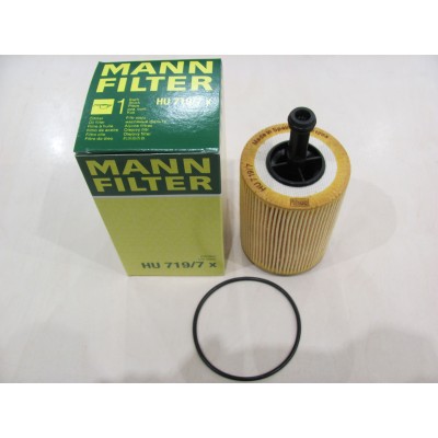 Фильтр масляный VW T5 / Caddy III 1.9/2.5TDI MANN HU719/7X
