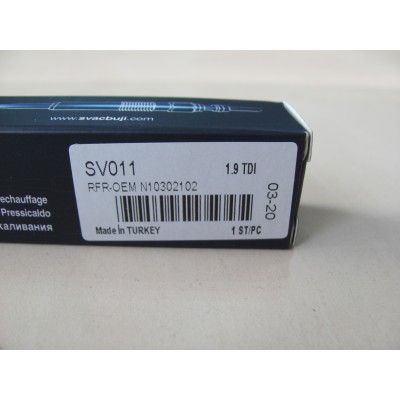 Свеча предварительного подогрева Renault Trafic / Opel Vivaro (01-14) (короткая) SVAC SV011