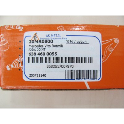 Рулевая тяга VITO W638 ASMETAL 20MR0800