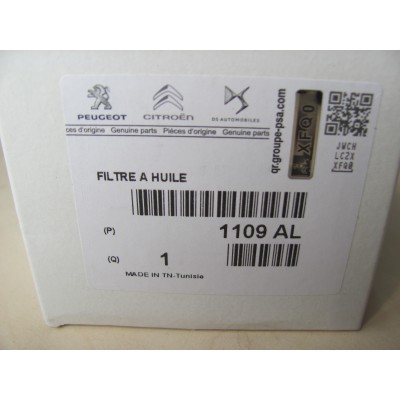 Фильтр масляный Expert / Scudo / Jumpy (94-06) 2.0HDI PSA 1109.AL
