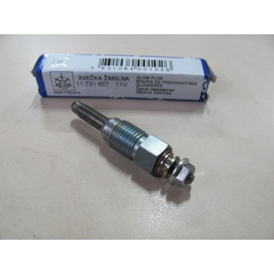 Свеча накала VW T4 1.9D/TD/2.4D Caddy II 1.9D ISKRA 11721657