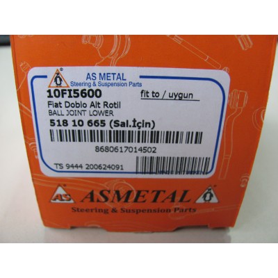 Шаровая опора Fiat Doblo (10-) ASMETAL 10FI5600