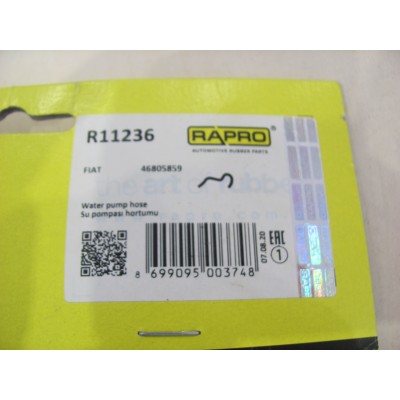 Патрубок теплообменника Fiat Doblo 1.9JTD (01-10) (малый) RAPRO 11236
