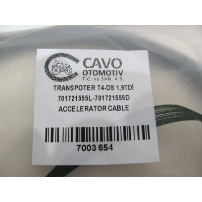 Трос газа VW T4 1.9TDI CAVO 7003 654