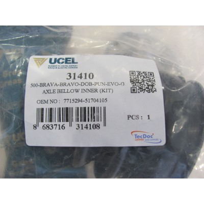 Пыльник ШРУСа внутреннего Fiat Doblo 1.4/1.6V (01-09) UCEL 31410 (к-кт)
