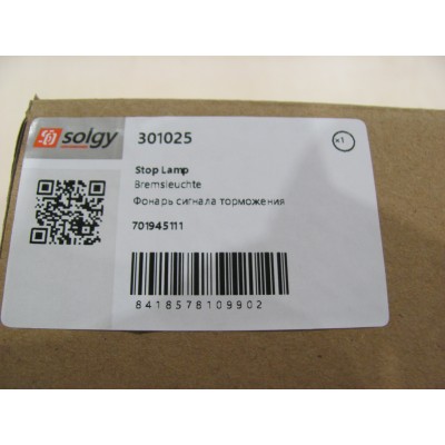Фонарь задний левый желтый VW T4 SOLGY 301025