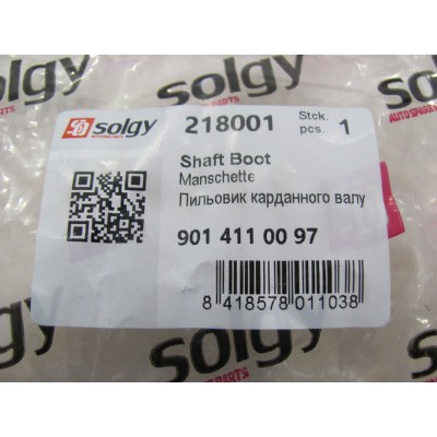 Пыльник карданного вала MB Sprinter / VW LT SOLGY 218001