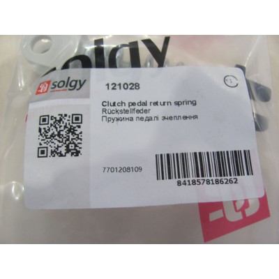 Пружина педали сцепления Renault Trafic / Opel Vivaro (01-14) SOLGY 121028