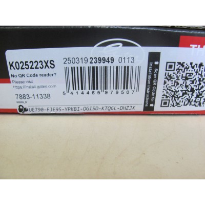Комплект ГРМ Volkswagen T4 1.9D-TD 1996-2003 GATES K025223XS