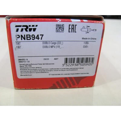 Цилиндр сцепления главный Fiat Doblo (01-09) TRW PNB947