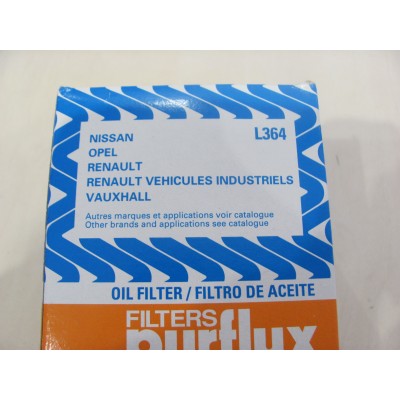 Фильтр масляный Renault Master / Opel Movano / Renault Mascott 3.0dCi (03-10) PURFLUX L364