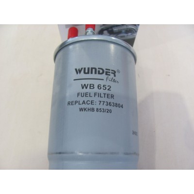 Фильтр топливный Fiat Doblo 1.3/1.9JTD/MJTD (с подогревом) (05-) WUNDER WB652