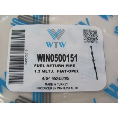 Шланг обратки Fiat Doblo / Fiorino 1.3MJTD (07-) WINTECH WIN0500151