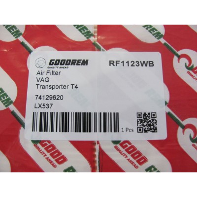 Воздушный фильтр Volkswagen T4 GOODREM RF1123WB
