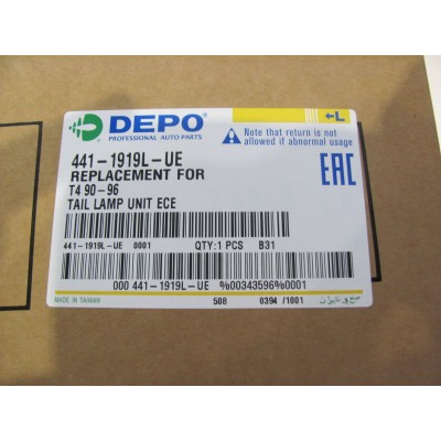 Фонарь задний левый VW T4 DEPO 441-1919L-UE