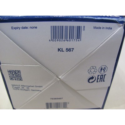 Фильтр топливный Fiat Doblo (05-)/Citroen Nemo 1.3HDi (10-) KNECHT KL 567