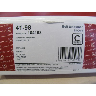 Натяжной механизм Expert/Scudo/Jumpy 1.9D XUD9 CAFFARO 41-98