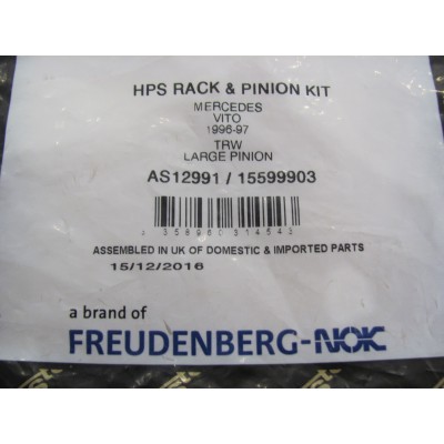 Ремкомплект рулевой рейки MB VITO W638 TRANSTEC 15599903